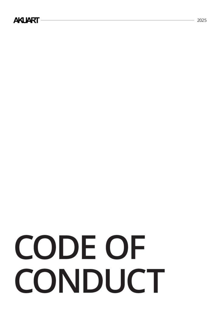 Akuart – Code of Conduct
