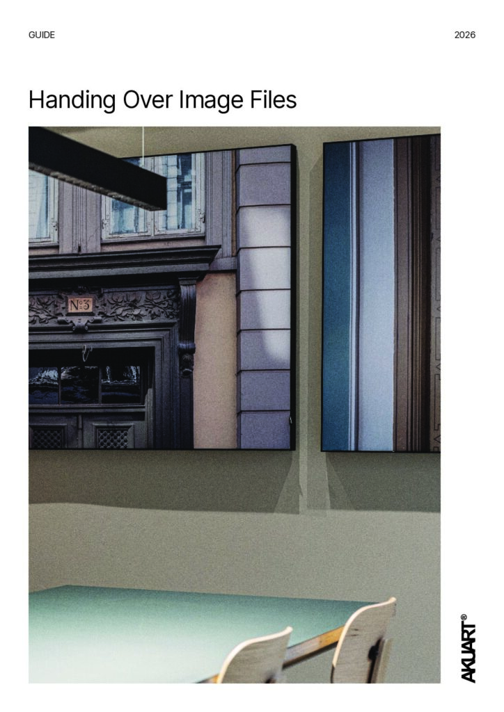 Akuart – Guide for Handing Over Image Files