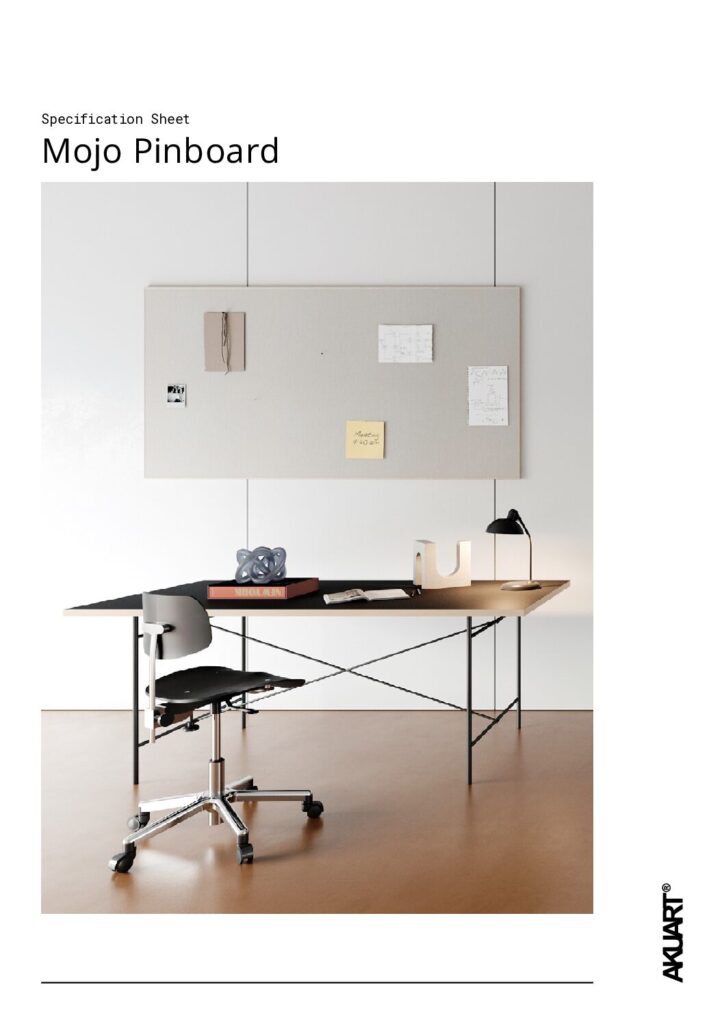 Akuart – Mojo Pinboard Specification Sheet