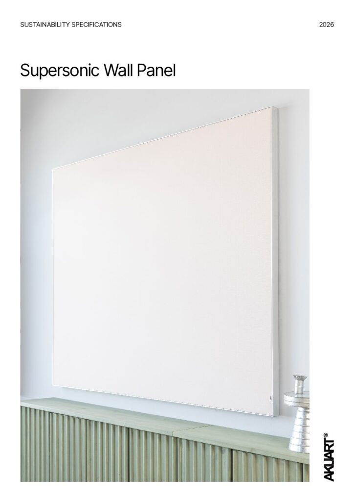 Akuart – Supersonic Wall Panel Sustainability Specs