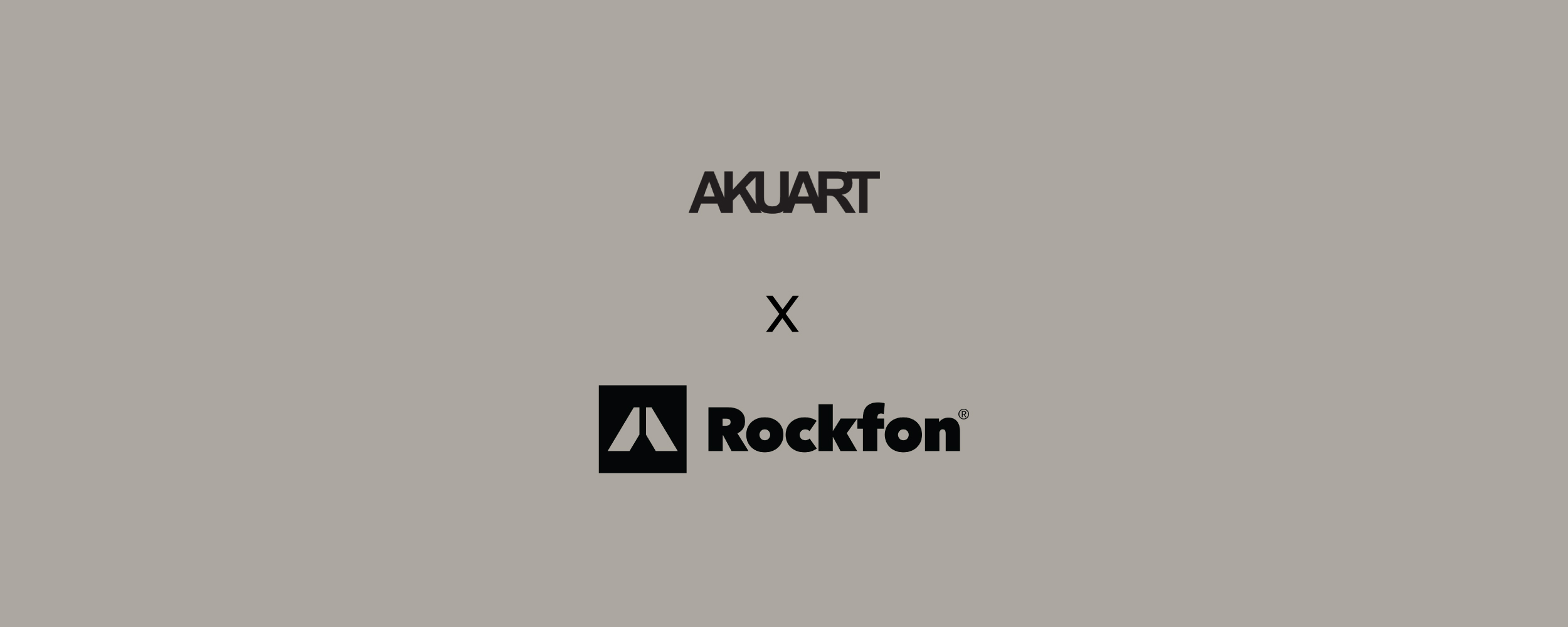 Akuart design partnership with Rockfon